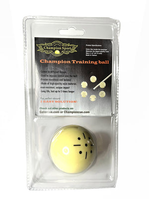 Champion 2-1/4" Billiard Practice Training Pool Cue Ball (Black dot)