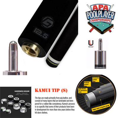 Champion Dragon pool cue and Limited Edition Evolution Carbon Shaft, Uni-Loc, 29" (11.75mm and 12.5mm)