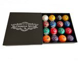 Champion Designer Candy 2-1/4" Billiard Pool Ball Set Complete 16 Ball Set,buy 2 get 1 free