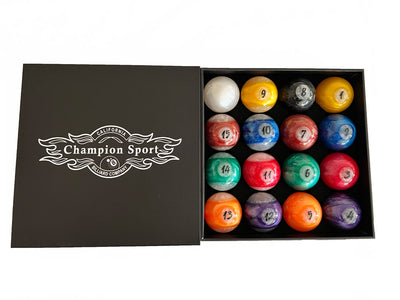 Champion Designer Candy 2-1/4" Billiard Pool Ball Set Complete 16 Ball Set,buy 2 get 1 free