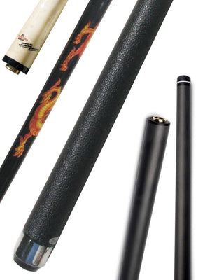 Champion Dragon pool cue and Limited Edition Evolution Carbon Shaft, Uni-Loc, 29" (11.75mm and 12.5mm)