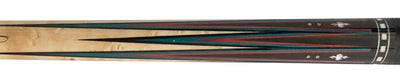 BLACK FRIDAY DEAL! Champion IN Ronnie-3 Inlaid Pool Cue with Low Deflection Shaft, Hard Case, Glove