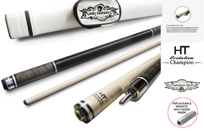 Champion Inlaid Custom Billiard NA Pool Cue Stick, Hybrid Shaft, Uni-loc Joint, Model: NA1