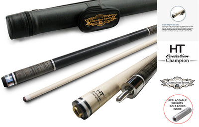 Champion Inlaid Custom Billiard NA Pool Cue Stick, Hybrid Shaft, Uni-loc Joint, Model: NA1