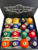 Champion Premium 2-1/4" Billiard Pool Ball Set Complete 16 Ball Set