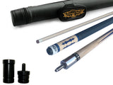Champion LPC4 Retired Pool Cue Stick 60 inch long,Black or White Hard Case,Pro Taper shaft