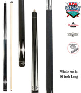 Champion Retired Pool Cue Stick, 60 inch , 5/6x18, White or Black Case, 314 Taper, Model:RT1