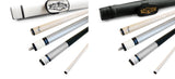 Champion ST5B Silver Pool Cue Stick , Black or White Pool case, Cuetec Glove