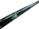 Champion Black Spider Pool Cue Stick (13mm, Radial Joint), Black or White Case, Cuetec or Champion Glove
