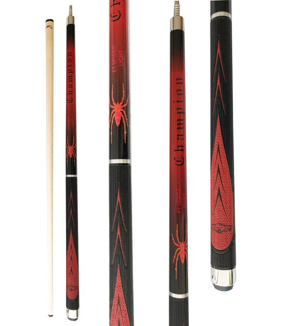 Champion Sport Red Spider Billiards Pool Cue Stick (Radial Joint ,12 m