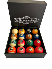 Champion Tournament Billiard Pool Ball Set 16 Ball Set, buy 2 get 1 free