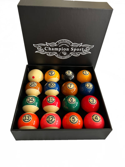 Champion Tournament Billiard Pool Ball Set 16 Ball Set, buy 2 get 1 free