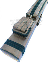 Champion leatherette Cue Cases 4x6 Holds 4 butts and 6 shafts pool cue,   Model: I-62605DB Dark Brown