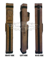 2020 New Instroke Leather Cue Cases 2x4 Holds 2 butts and 4 shafts pool cue,   Model: I-62605A Brown Color