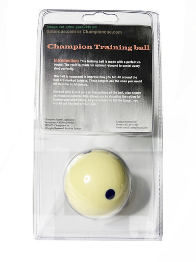 Champion 2-1/4" Billiard Practice Training Pool Cue Ball (6 dot, various Colors),buy 2 get 1 free