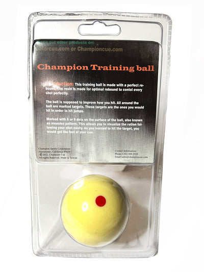 Champion 2-1/4" Billiard Practice Training Pool Cue Ball (6 dot, various Colors),buy 2 get 1 free