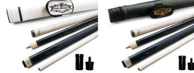 35% Off! Champion ST14 Black Pool Cue Stick , Black or White Pool Case, Champion Glove
