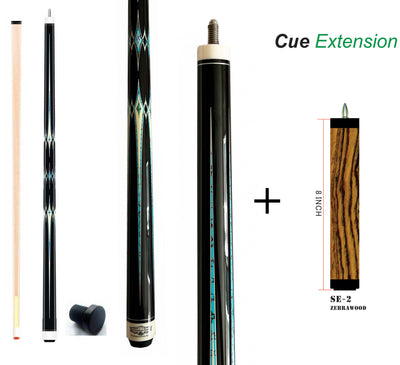 New 2022! Champion constellation series pool cue-5/16 x18 ,57", 11.75 or 12.75mm, with Cue extension or No Extension, Model No: CN-1