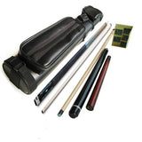 Champion Combo Cue Set Sale Gn-932 Pool Cue (12.5mm,5/16x18),Nemesis Jump and Break Cue, Black 2x2 Cue Case, Aim Trainer, Predator Glove