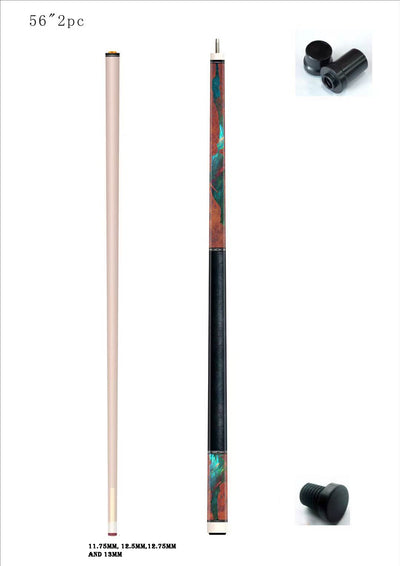 New 2022! Champion constellation series pool cue-Model No: Model No: CN-4, 56 inches long, Tip size: 11.75mm, 12.5mm,12.75mm or 13mm, Uniloc Joint with joint protectors, White case or Black Case