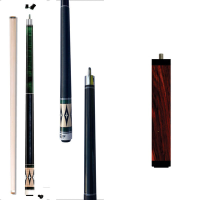 Champion Noroc Pool Cue Stick Uniloc Joint, Low-Deflection Shaft,Pro Taper,Model: LPC504-U
