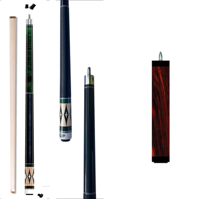 Champion Noroc Pool Cue Stick Uniloc Joint, Low-Deflection Shaft,Pro Taper,Model: LPC504-U
