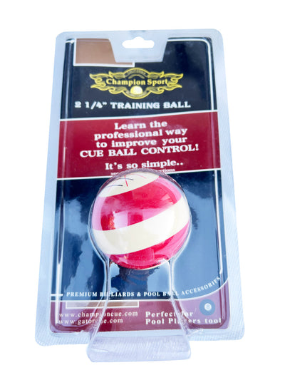 Champion Training Cue Ball for Pool Table size 2-1/4" 57mm and aim trainer, buy 2 get 1 free