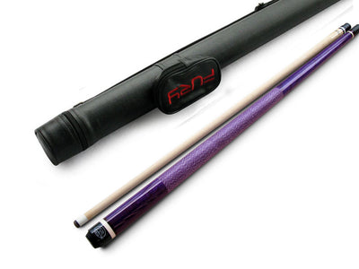 Champion Gator Purple Billiards Maple Pool Cue Stick (18-21 oz), Purple/black/White Case, Champion Pool Glove, Mode: ST10