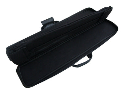Champion Black Cue bag Leatherette  2x4 Pool Cue Case Hold 2 Butts 4 Shafts H-0464