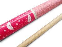 Champion Pink Pool Cue Stick with Low DeflectionShaft,Adjusted weight,Pool Glove