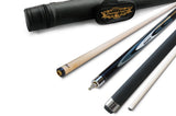 Champion Sport Grey Spider Cue, Black or White Case, 12.75mm, Billiards Pool Glove, MSRP $199