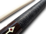 Champion GN Natural Wooden Maple Cue Stick, White or Black Hard Case, Glove