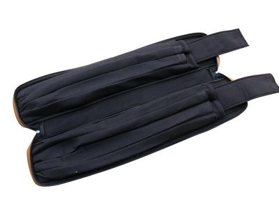 Instroke Cases Brown Cue bag Leatherette 4x8 Pool Cue Case Hold 4 Butts 8 Shafts