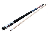 Champion GA2 Gator Pool Cue Stick, 314 Taper, 5/6x 18 Joint, white or Black Case