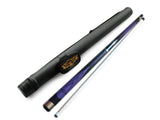 Champion Purple Spider Billiards Pool Cue Stick (12mm), Black Case, Cuetec or Champion Glove