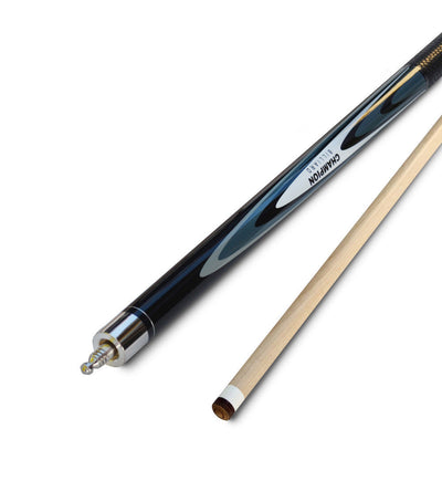 Champion Sport Grey Spider Cue, Black or White Case, 12.75mm, Billiards Pool Glove, MSRP $199