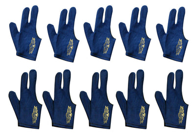 10 Champion Sport Dark Blue Right Handed Billiards Glove For Pool Cue Stick