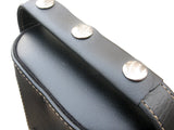 Champion  Leatherette 2x4 Pool Cue Case with Stand(2 Butts 4 Shafts)- Black with Brown