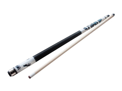 Champion White Dragon Pool Cue Stick with Uniloc Joint, Low Deflection Shaft