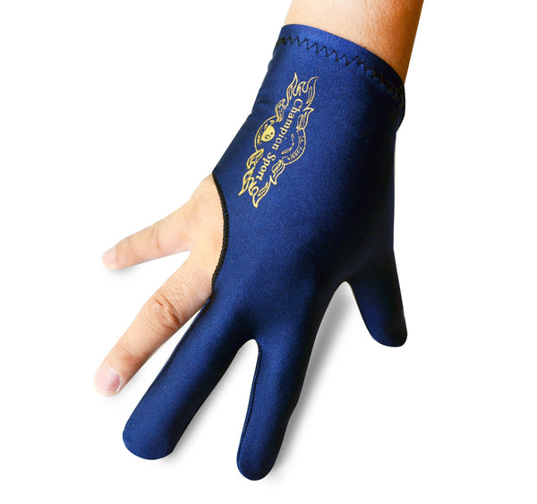 5 Champion Sport Dark Blue Right Handed Billiards Glove For Pool Cue S –  ChampionCues