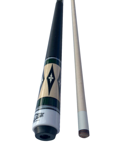 Champion Lost pieces Series Noroc Pool Cue Stick, White or Black Hard Case,Pro Taper Shaft, Uniloc Joint, Model: LPC504-U