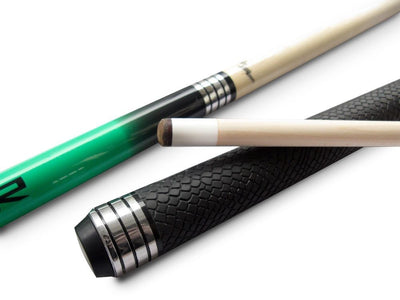 Champion Sport Dark Green Spider Billiards Pool Cue Stick (13mm), Cuetec Glove