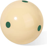 Champion 2-1/4" Billiard Practice Training Pool Cue Ball (6 Green dot),buy 2 get 1 free