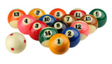 Champion Pro TV  2-1/4" Billiard Pool Ball Set Complete 16 Ball Set