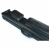 Champion Black Cue case Leatherette 3x5 Pool Cue Case Hold 3 Butts 5 Shafts I-62605A