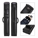 Champion Black Cue case Leatherette 3x5 Pool Cue Case Hold 3 Butts 5 Shafts I-62605A