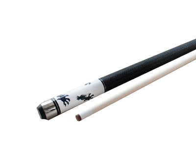 Champion White Dragon Pool Cue Stick 11.75mm or 12.5mm,White or Black case, Champion Glove