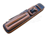 Champion Cases soft Cue bag Leatherette 4x8 Pool Cue Case (4 BUTT 8 SHAFT), Black or brown color