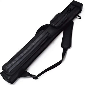 Champion 2X2,2X3,3X4  Leatherette Billiard Pool Cue Stick Black Hard Case