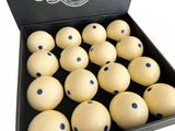 Champion 2-1/4" Billiard Practice Training Pool Cue Ball (Blue 6 dot, 16 balls/box), buy 2 get 1 free